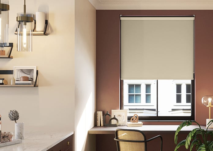 Florenza (Blackout), Manor Cream - Twist&Fit Roller Blind - Image 3